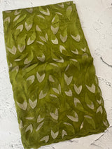 Glass organza saree with thread work- MOS351