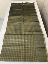 Tussar mix Semi silk saree with small zari weaving MSS8925