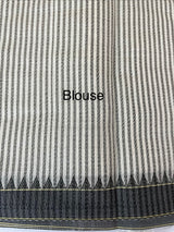 Blended tussar saree with embriodery - MSH1456