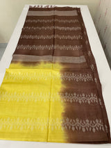 Bhagalpuri Semi tussar saree with contrast pallu and blouse MS899