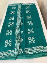 Semi soft silk saree with batik prints MSB555