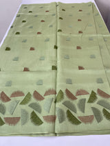 Semi silk saree MS67449- DuskyGreen