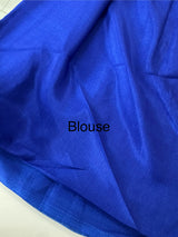 Bandhani Satin semi modal silk saree with blouse MMB678