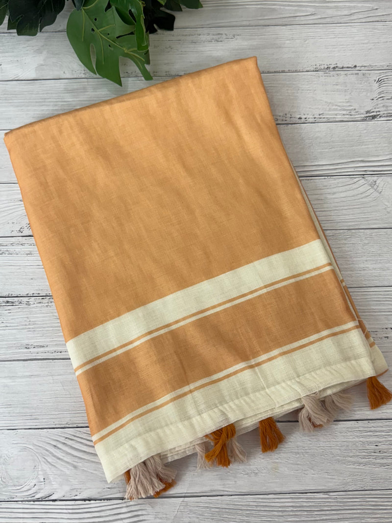 Digital printed semi Linen Saree MLS615- 23