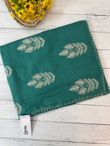 Soft kota silk saree with embriodery MS14809- BluishGreen
