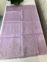 Tissue Organza saree MS14051- Lavender