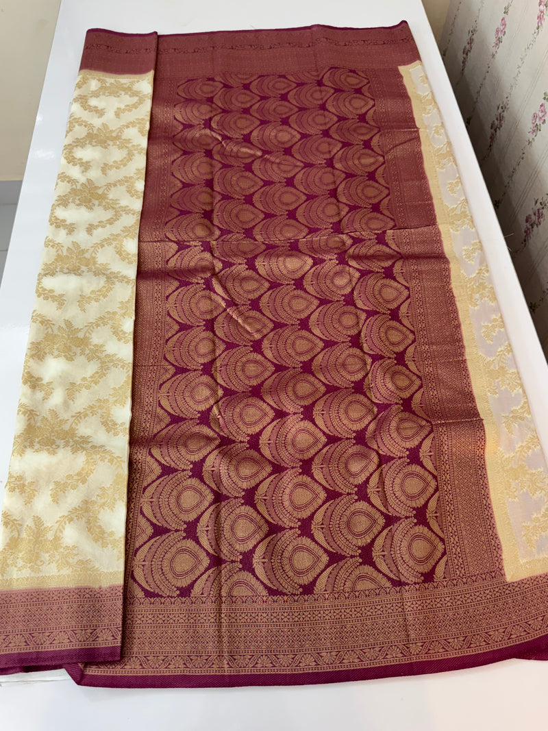 Semi banarasi Georgette saree - MSB8976