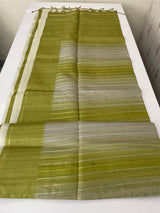 Multi color Semi soft silk saree with borders MSS590