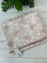 Kota cotton embriodery saree MS1490- white & DuskyPink