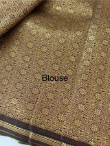 Semi Kanchi pattu saree with broacde blouse MBS7845