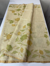 Tissue linen saree MS88651 (5)