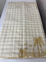 Check Mul chanderi saree with applique work MSH157