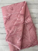 Kota silk embroidery saree  MSH125- Pink