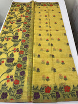 Jamdani silk Cotton Saree with thread work  MSJ790