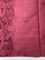 Blended tussar saree with cutwork - MSHK678