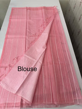 Soft organza saree with thread lines and sequence work MOS868(14)
