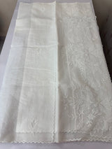 NetKota Applique work saree with net pallu   -MSH144 (4)White