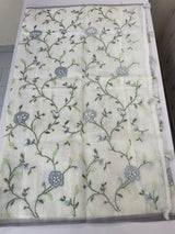 Soft Netkota saree with cross stitch embroidery MSH210