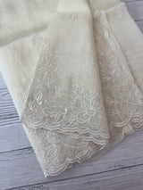 Tissue Organza saree MS14051 - Offwhite