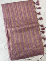 Fancy Chanderi silk saree with blouse MFC217