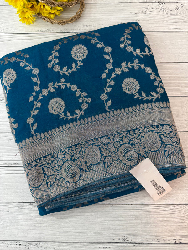 Semi Banarasi Georgette saree MKGS721