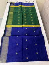 Maheshwari silk saree with zari weaving MMJ764