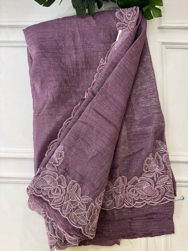 Designer crush jimmi choo saree SRVNNEE2 Mauve