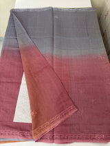 Pure Mul chanderi saree with hand chikankari work - MSM511 (8)