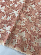 Jute Linen saree with thread work MSH206
