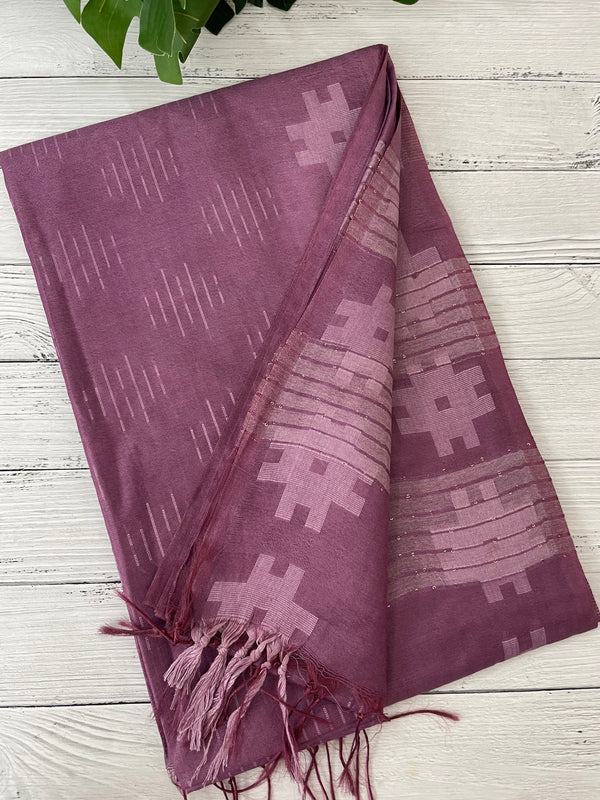 Semi tussar saree MS871