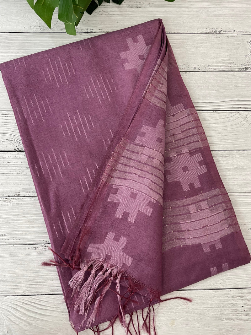 Semi tussar saree MS871