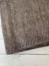 Cutwork Blended Jute - tussar saree MTS9079