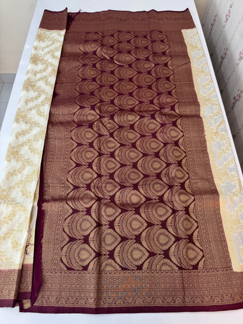 Semi banarasi Georgette saree - MSB8976