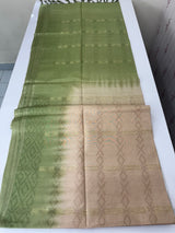 Bhagalpuri Soft blended tussar saree MS896 (1) Green