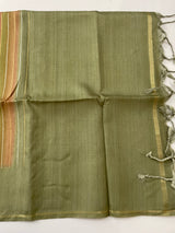Multi color Semi soft silk saree with borders MSS590