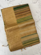 Multi color Semi soft silk saree with borders MSS590
