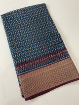 Semi silk saree with zari border MS99789