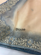 Soft Organza saree with embroidery borders MCW638