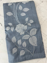 Blended Tussar silk saree with tissue applique work- MSH193 DuskyBlue