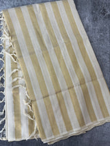 Borderless Kerala mul cotton saree