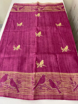 Printed Blended tussar saree - MS8635