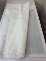 NetKota Applique work saree with net pallu   -MSH144 (4)White