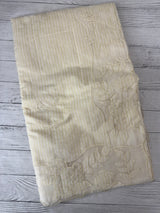 Striped Mul chanderi saree with applique borders MSH987- PaleYellow