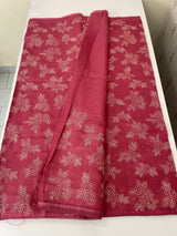 Silky kota embroidery saree  MS16465