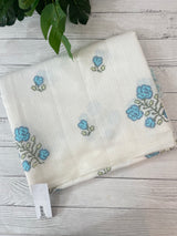 Silky kota embroidery saree MSK654