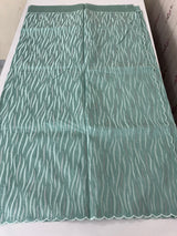 Semi tussar saree with thread work MTS490 DustyBlue