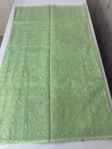 NetKota thread work saree MSH106 - Pastel PistaGreen