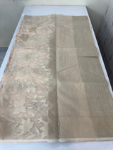 Fancy Kota Organza saree with Banarasi weaving MSH156 PastelPeach