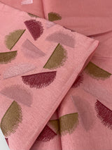 Semi silk saree MS67449- PeachPink