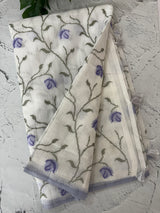 Soft Netkota saree with cross stitch embroidery MSH210(5)